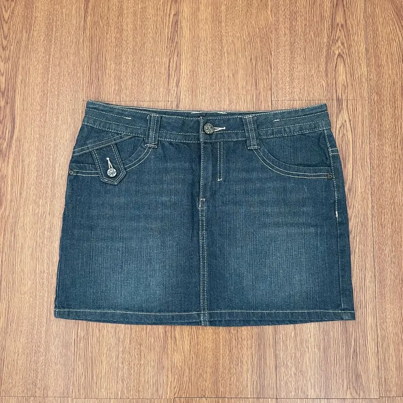 Denim Overall Skirt Xs A Line Denim Skirt Size 18 Wiggy Kit Gaucho