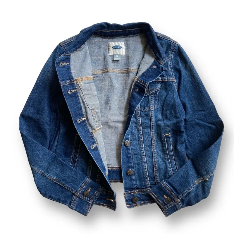 Old Navy Boyfriend Denim Jacket Oversized Boyfriend Jean Jacket