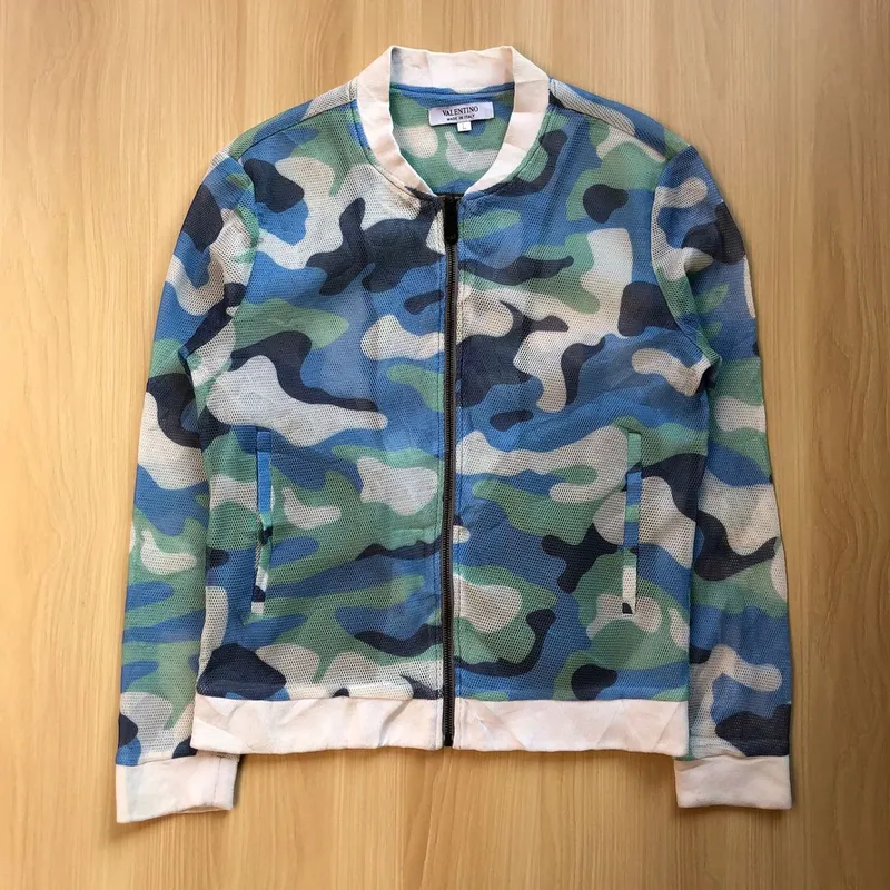 Valentino camo bomber jacket shop