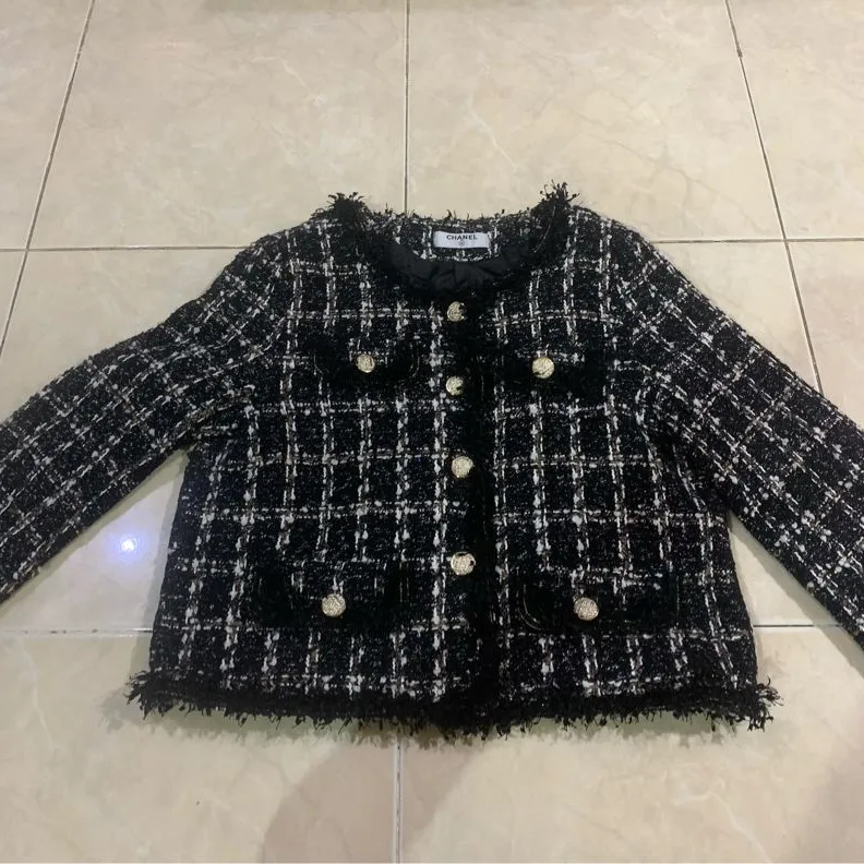 Blazer Cheap Chanel Clothes Chanel Casual Blazer Wanita White