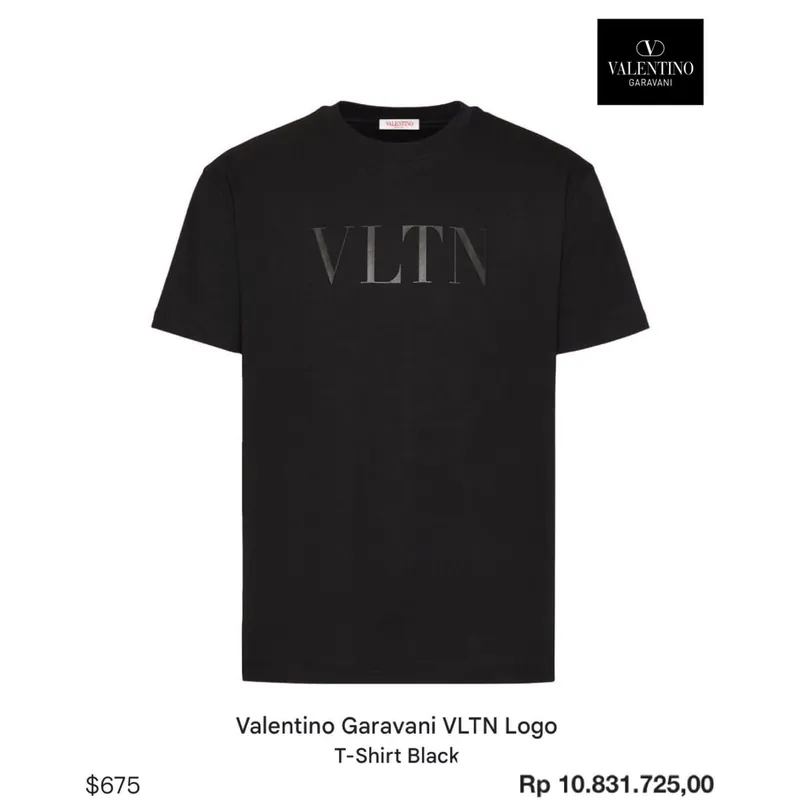 VALENTINO Valentino T-shirts and Polos Black