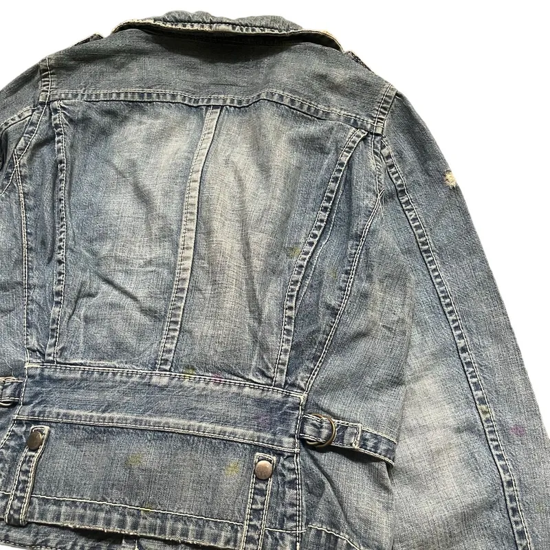 送料無料ライン対応ショップ限定キャンペーン Issey Miyake Preloved - Jacket Denim Blue Women's Jacket Outer