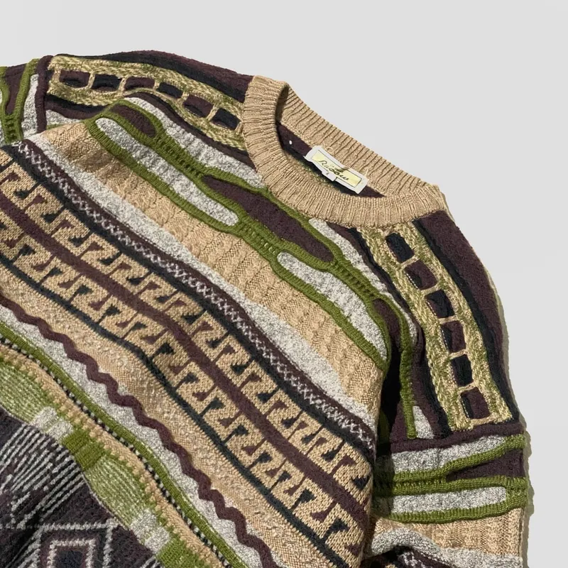 Coogi Men's Multicolor Sweater - Preloved