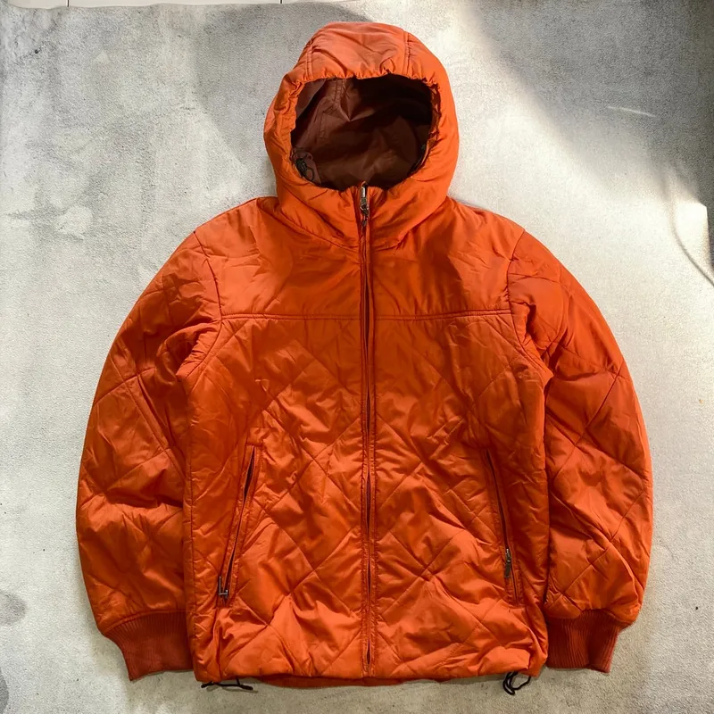 Uniqlo orange puffer jacket on sale