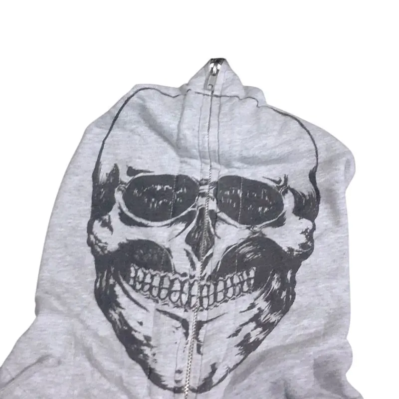 Glad News Skeleton Zipp Hoodie - Preloved