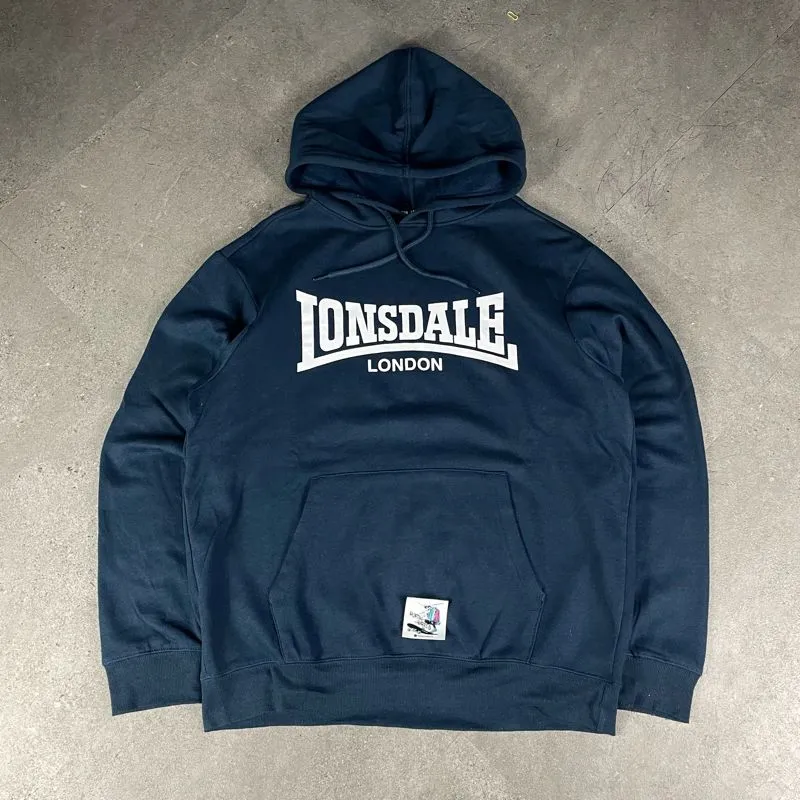 Grey Harga Hoodie Lonsdale Original Hoodie Sweat à Capuche Zippée