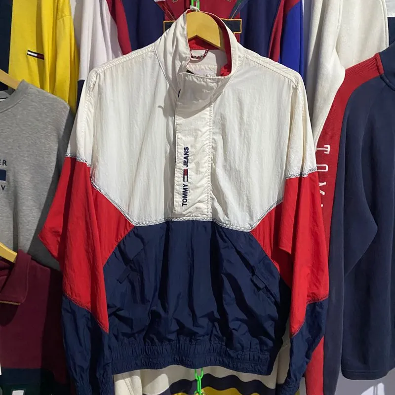 Color Block Tommy Coach Jacket Jaket Tommy Hilfiger - Main Image