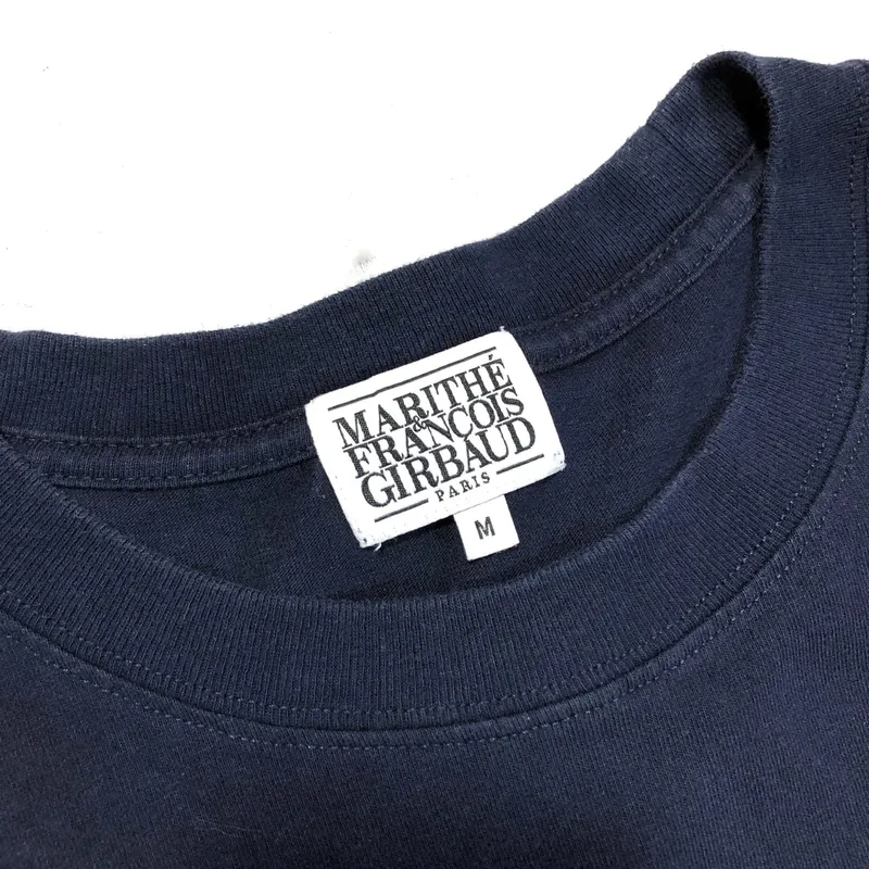 Marithè Fràncois Girbaud Y2K Casual T-shirt Pria navy - Preloved