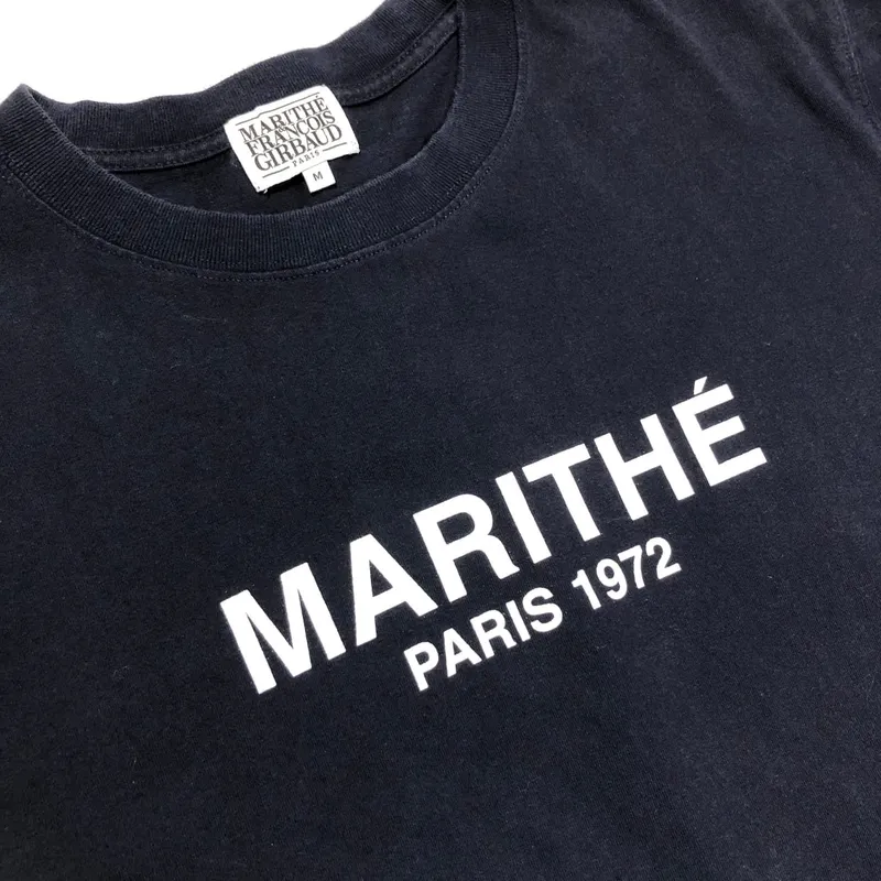 Marithè Fràncois Girbaud Y2K Casual T-shirt Pria navy - Preloved