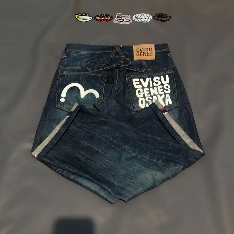 evisu genes osaka 希少 Evisu jeans Genes Tokyo Osaka W32 Japanese denim brand new