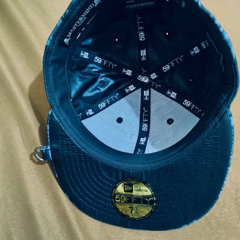 未使用 MASTERMIND PHENOMENON　NEW ERA 7 3/8 Mastermind Japan x New Era Cap Black 100th Anniversary