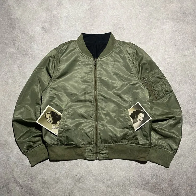ジャケット・アウター KAJA REVERSIBLE BOA NYLON BOMBER OVY 2 KAJA REVERSIBLE BOA NYLON BOMBER OVY 2