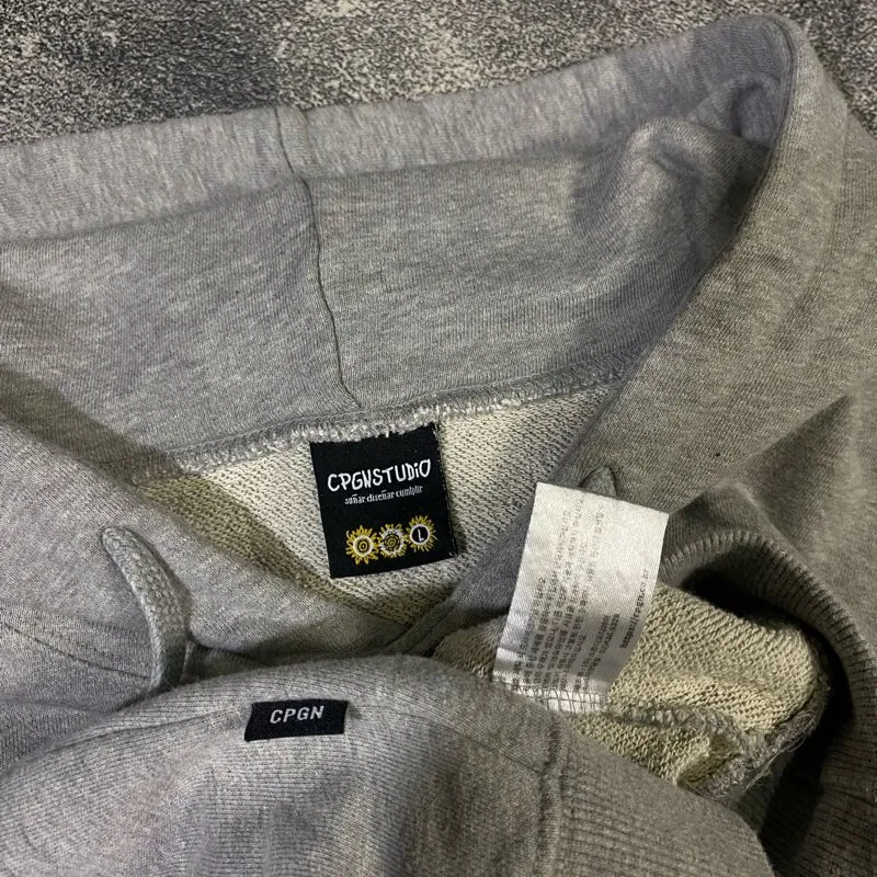 [COMPAGNO]★Hug Me EMBROIDERED HOODIE Hoodie Compagno Hug Me Embroidery - Preloved