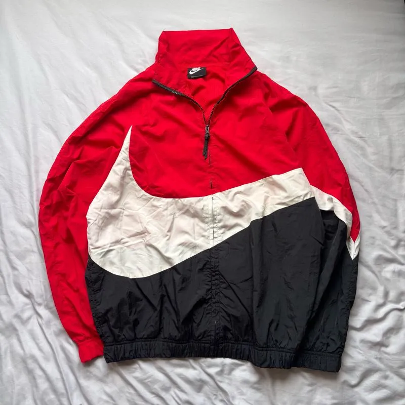 Windbreaker Jacket Nike Swoosh Cropped Jacket WMNS) Nike Swoosh