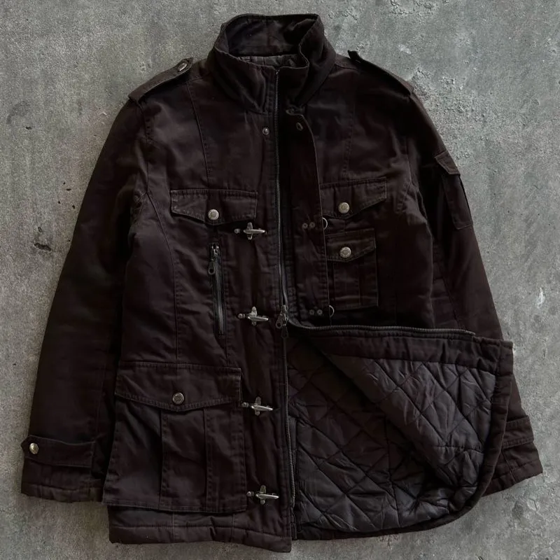 ジャケット・アウター in the attic fireman jacket Vintage In The Attic Fireman Clasp Jacket - Preloved
