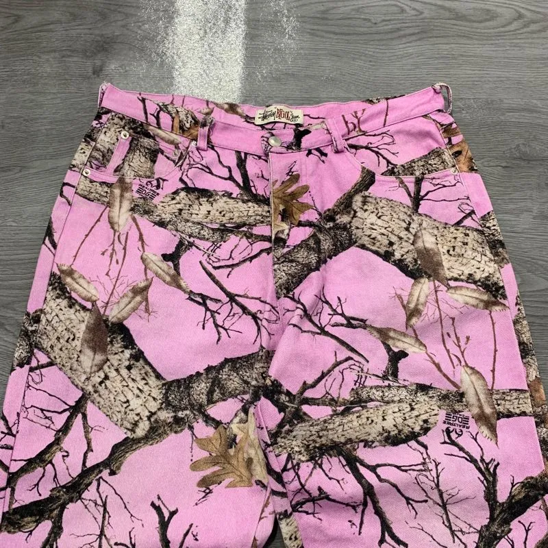 STÜSSY BIGOL JEANS リアルツリー STUSSY Big Ol' Jeans Realtree Edge Black - UNIFORM