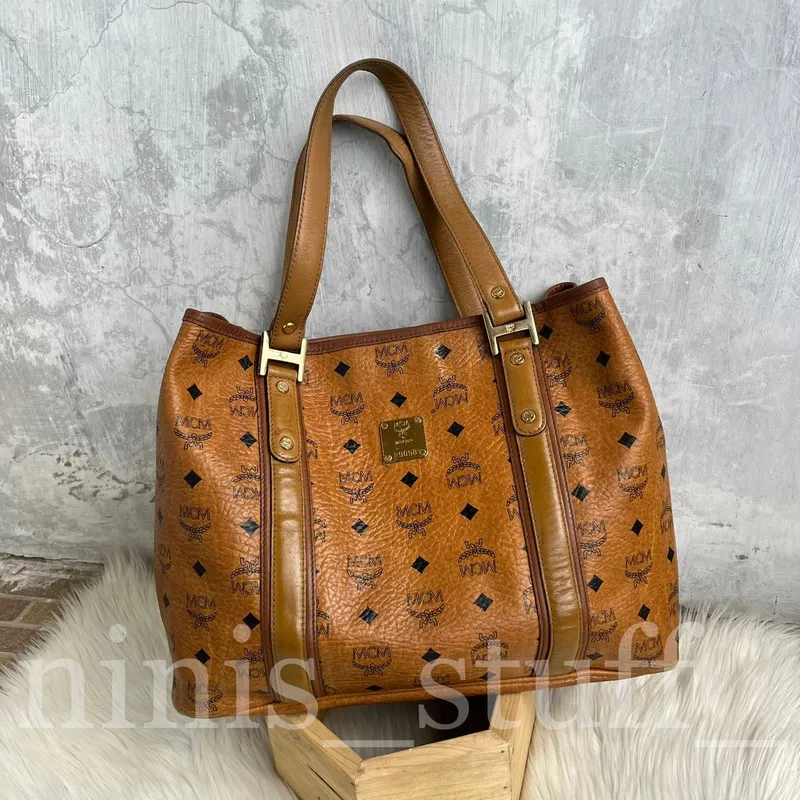 Mcm vintage tote bag top
