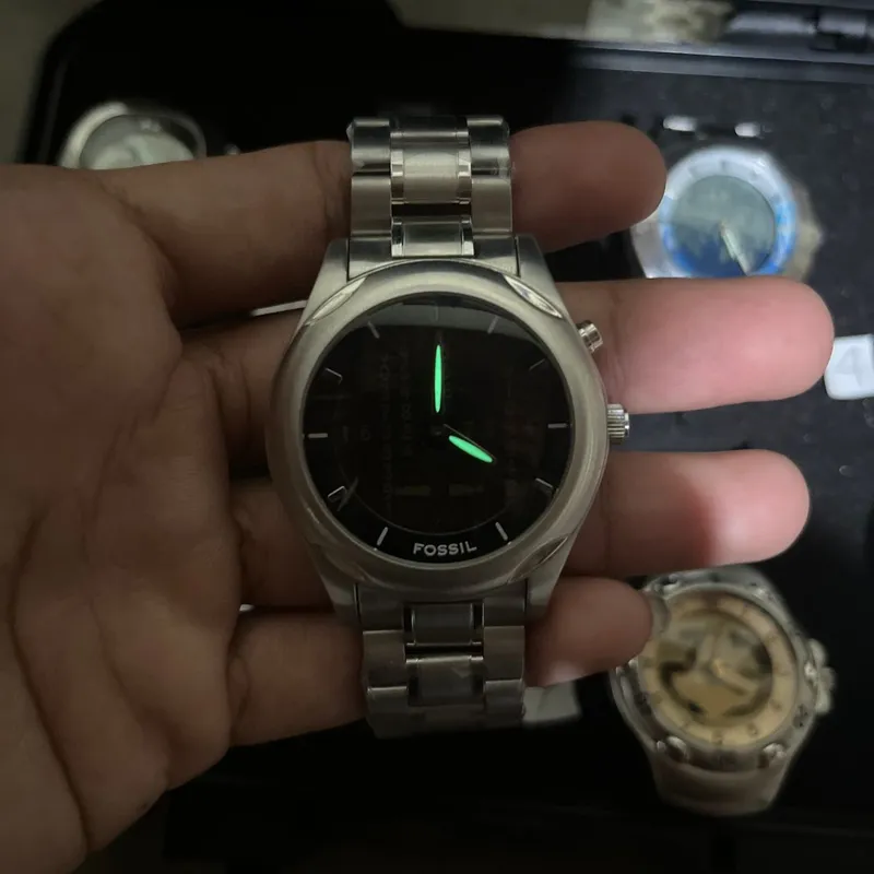 Fossil Y2K Futurist Pria silver - Preloved