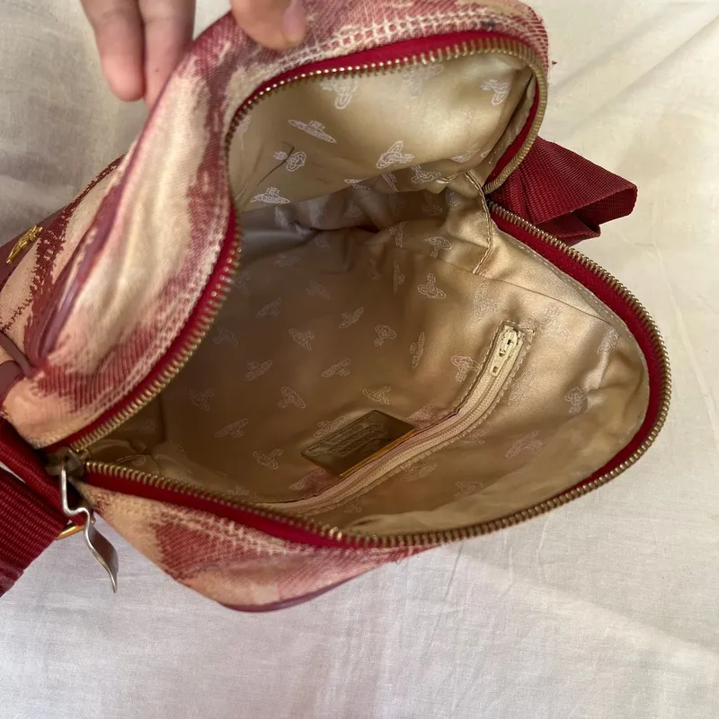 Vivienne Westwood Y2K Crossbody Bag Wanita pink - Preloved