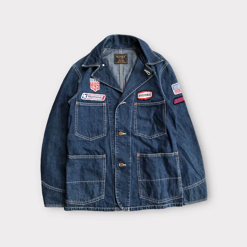 休日限定 Vintage Preloved - Coverall Denim Jacket Glamour Hysteric ジャケット・アウター