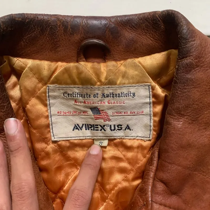 Vintage Avirex Single Rider Jacket USA - Preloved