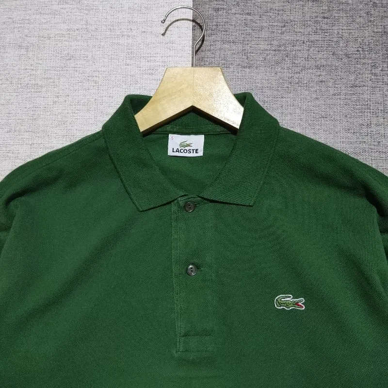 Baju Lacoste Gola Polo Lacoste Kaos Polo Shirt Long Sleeve - Main Image