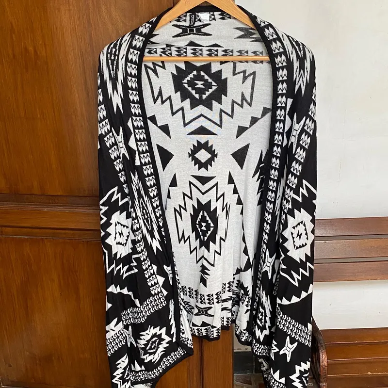 H&m aztec cardigan store