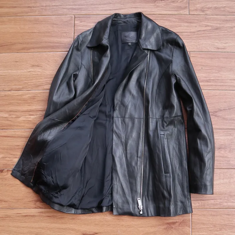 Jaket kulit massimo dutti shop