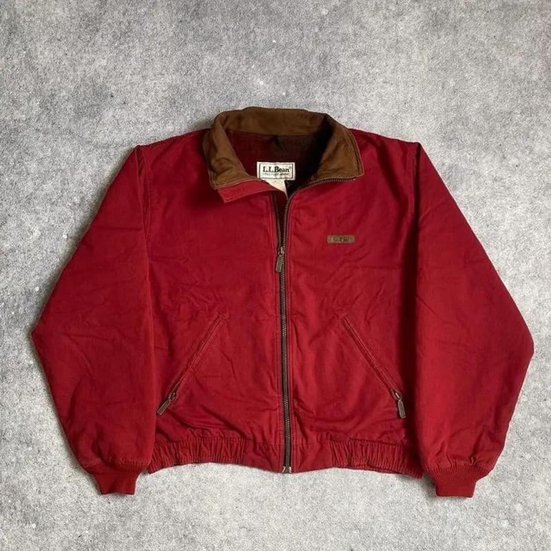 Vintage ll bean bomber jacket sale