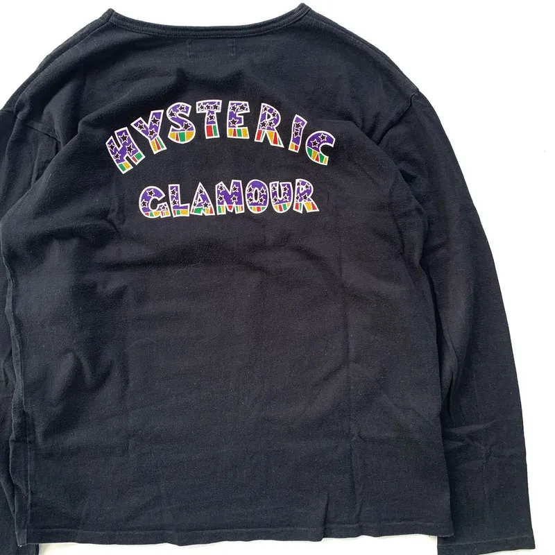Hysteric Glamour Grunge Avant Garde T-shirt Pria black