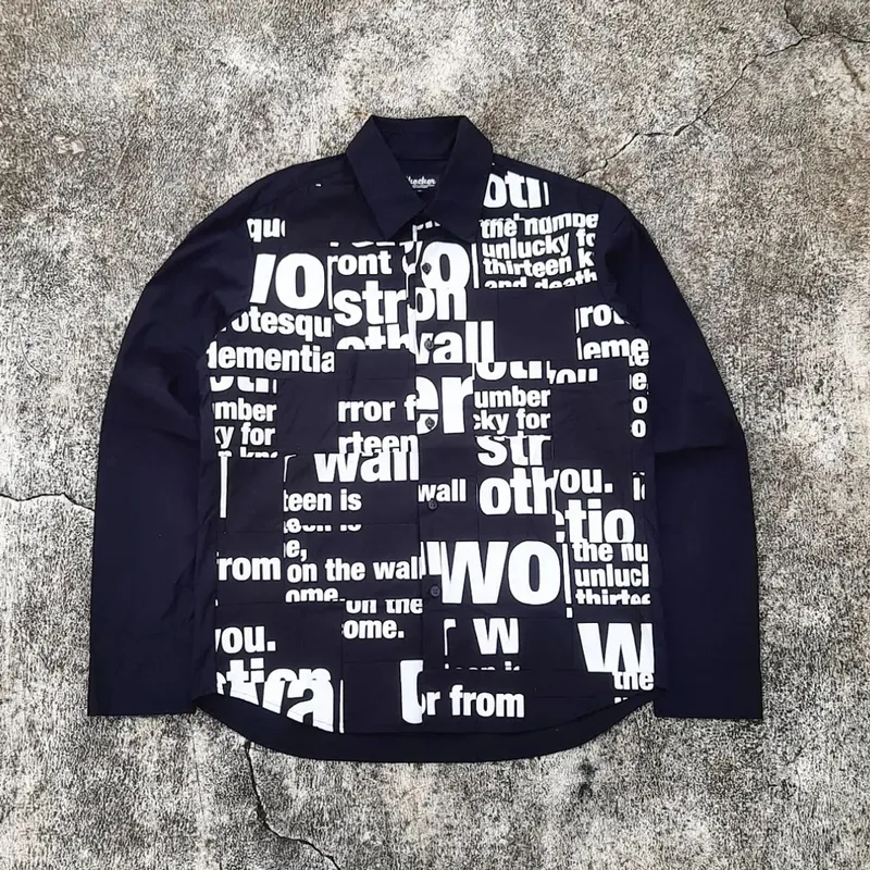 トップス Tornado mart black emo print shirt Tornado mart black emo print shirt トップス