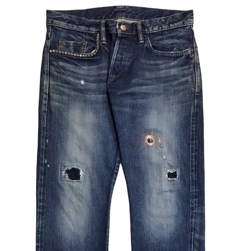 Hysteric Glamour Studded Crash wholeselling Denim Sz