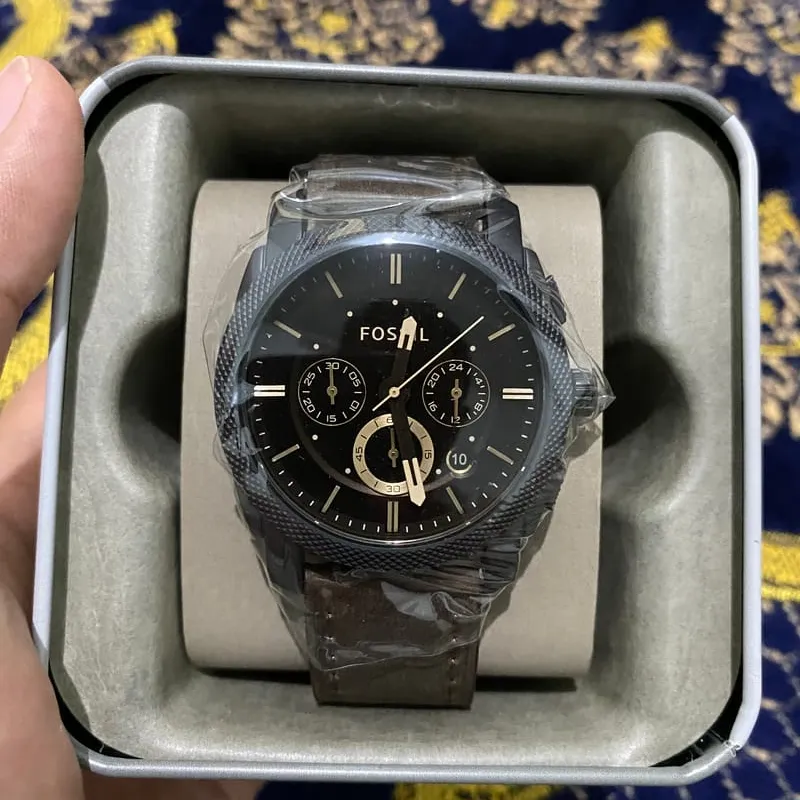 Men Fs5147set Fossil Grant Chronograph Black Fossil Classic Men&