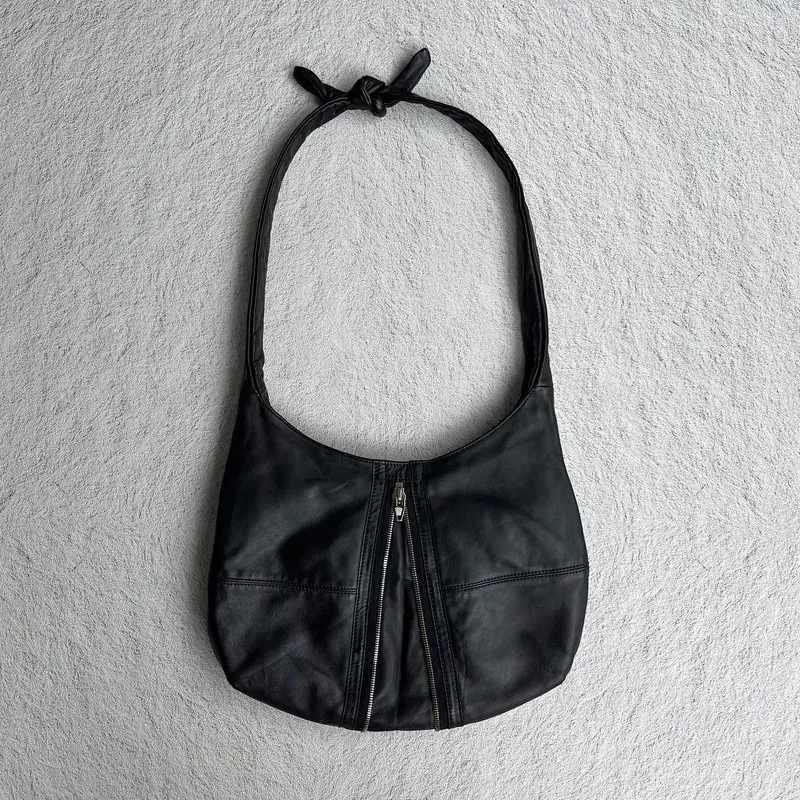 Alexander Wang Women's Black Hobo Bag - Preloved Alexander Wang Women's Black Hobo Bag - Preloved