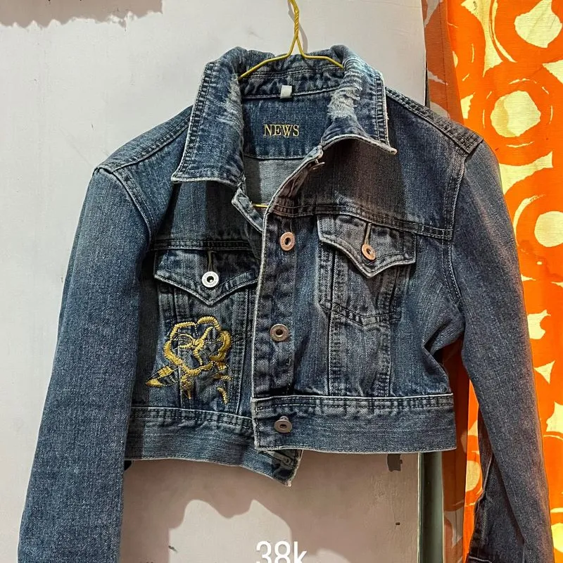 ジャケット・アウター 00s archive glad news fur denim jacket 00s archive glad news fur denim jacket