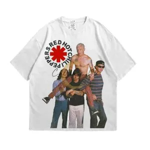 Pull & Bear Vintage Streetwear T-shirt Pria white