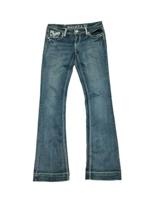 Japanese Brand Boot Cut Low Rise Jeans