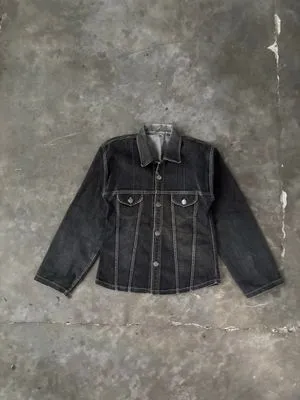 Denim Jackets Black Indigo 