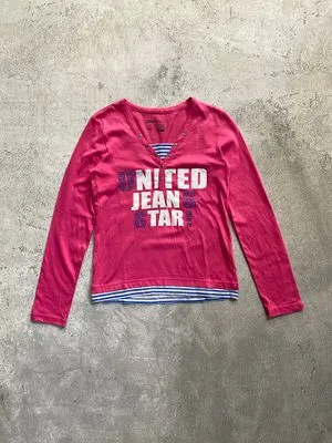 Y2K Henley Shirt Girl By Design United