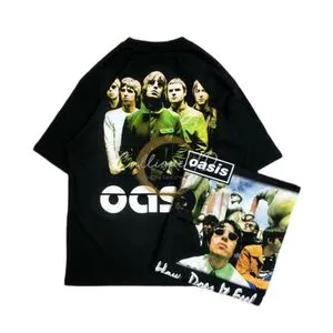 Kaos Band Merch Pull & Bear Oasis (Unisex) NETT PRICE