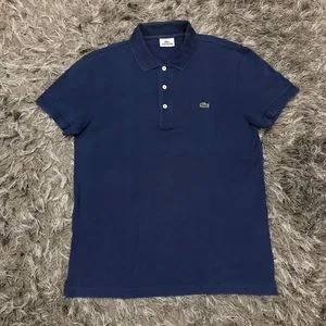 Lacoste Vintage Y2K Polo shirt Pria blue