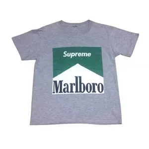 Supreme Vintage Streetwear T-shirt Pria gray