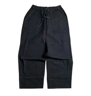 Japanese brand Streetwear Casual pants Pria black