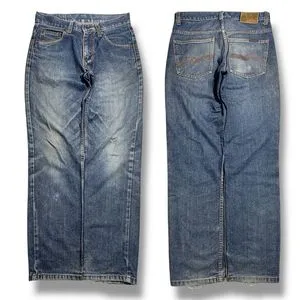 Nudie Vintage Minimalist Jeans Pria navy