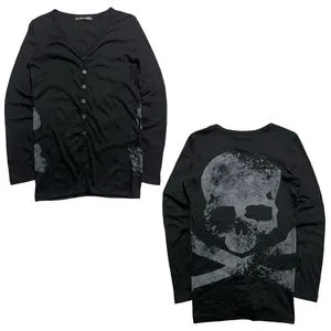 Japanese brand Y2K Cardigan Wanita black