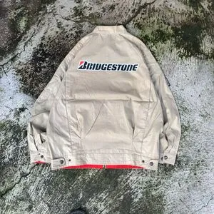 Vintage Y2K Windbreaker Pria multicolor