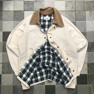 Japanese brand Vintage Casual Harrington jacket Pria cream