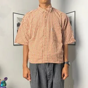 Vintage Y2K T-shirt Pria red