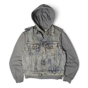 Big John Vintage Streetwear Vest Pria white gray