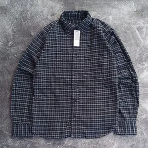 Muji Casual Casual shirt Pria black gray